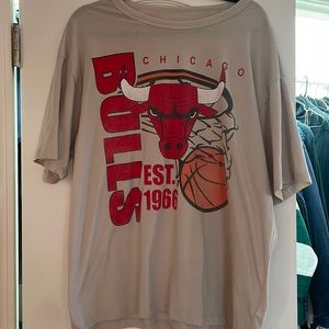NBA Chicago Bulls Oversized Graphic Tee, Size: XL